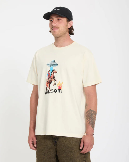 Volcom Men's Mickey Mason 1 T-Shirt Dirty White A5212617_DWH