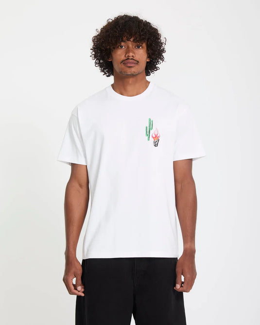 Volcom Men's Mickey Mason 2 T-Shirt White A5212618_WHT