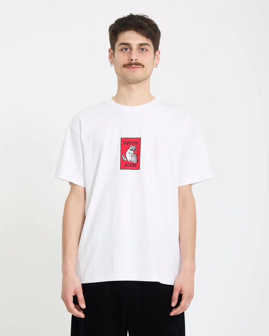 Volcom Men's Rockout T-Shirt White A5212622_WHT