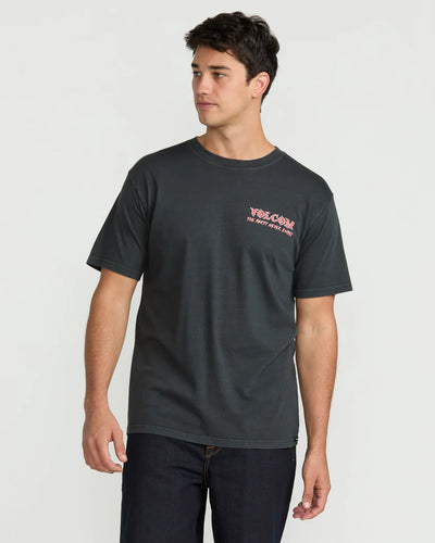 Volcom Men's Never Ends T-Shirt Stealth A5222500_STH
