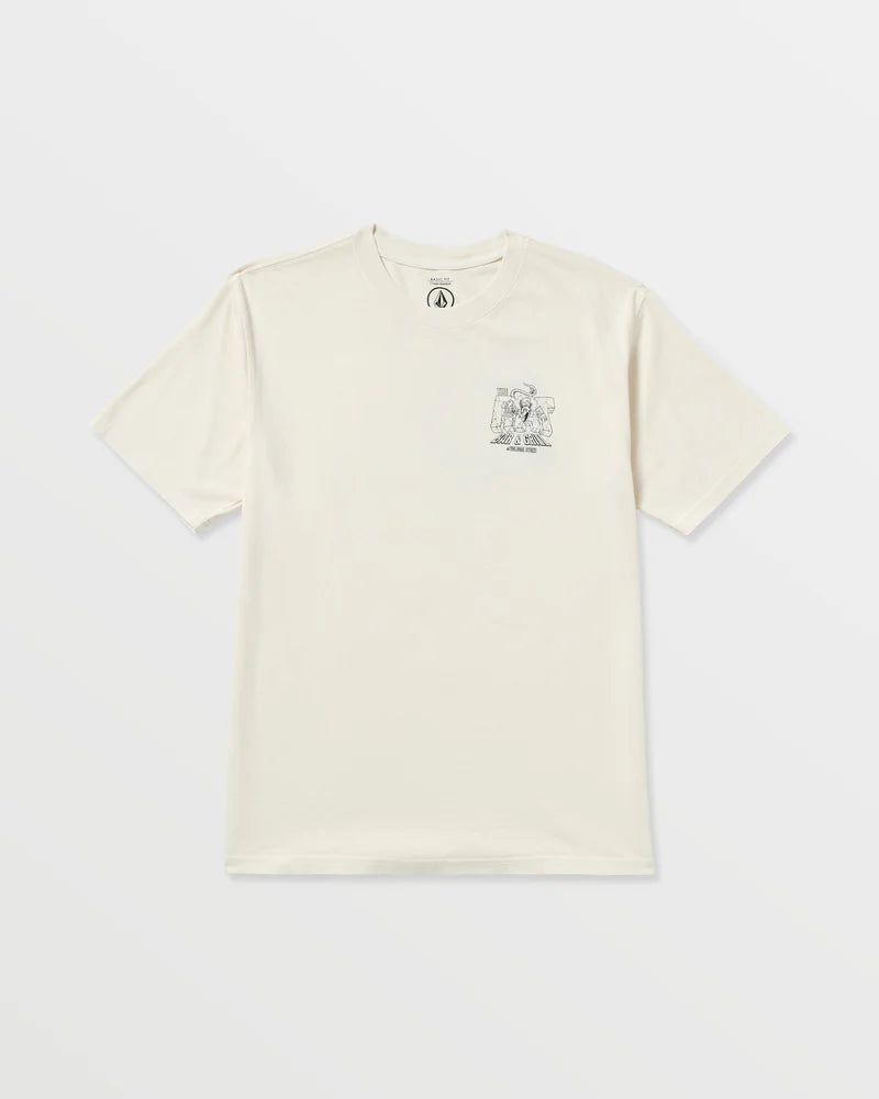 Load image into Gallery viewer, Volcom Men&#39;s Rat Bar T-Shirt Off White A5222501_OFW
