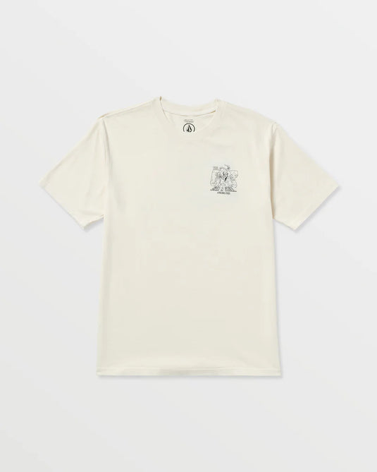 Volcom Men's Rat Bar T-Shirt Off White A5222501_OFW