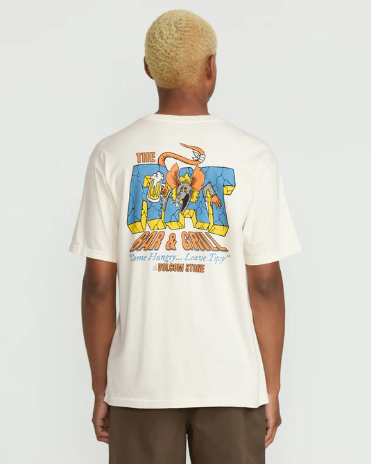 Volcom Men's Rat Bar T-Shirt Off White A5222501_OFW
