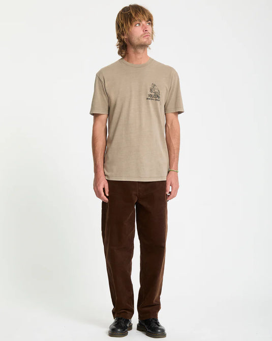Volcom Men's Liquor Locker T-Shirt Brindle A5232552-BNL
