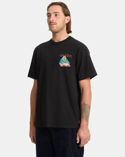 Volcom Men's J.J. Villard T-Shirt Black A5232553-BLK