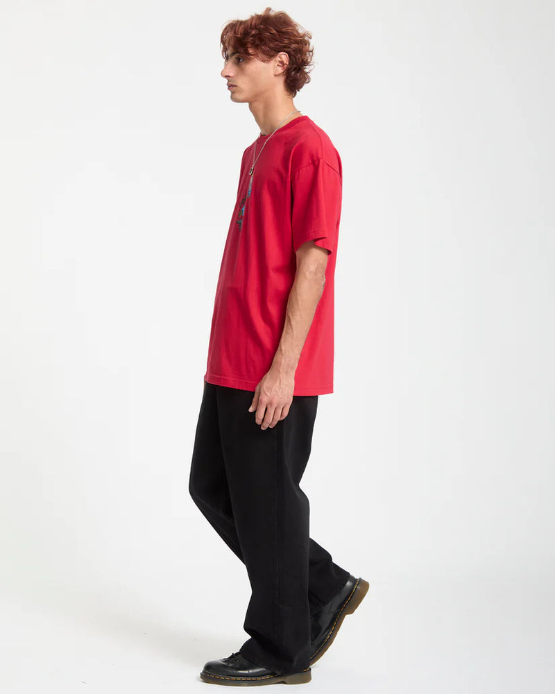 Load image into Gallery viewer, Volcom Men&#39;s J.J. Villard T-Shirt 3 Lifeguard Red A5232555-LRD
