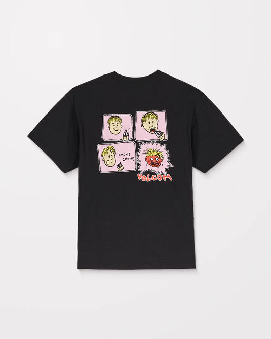 Volcom Men's Chomp Chomp T-Shirt Black A5232558-BLK