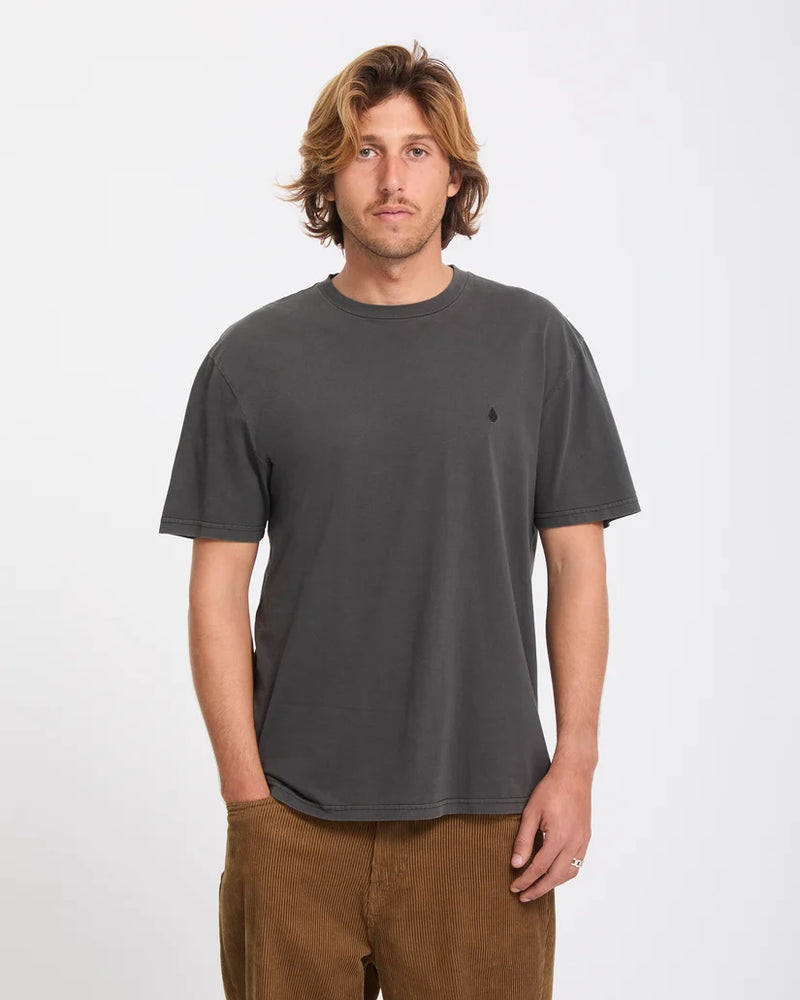 Load image into Gallery viewer, Volcom Men's Solid Stone T-Shirt Black A5232601-BLK
