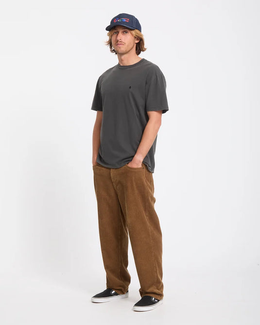 Volcom Men's Solid Stone T-Shirt Black A5232601-BLK