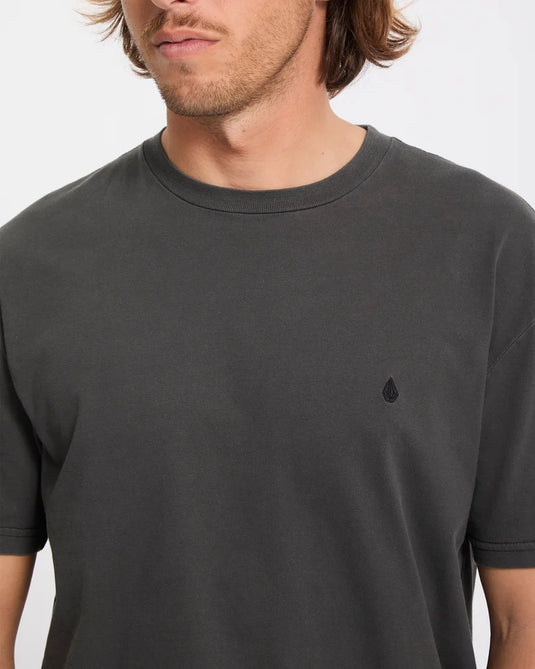 Volcom Men's Solid Stone T-Shirt Black A5232601-BLK