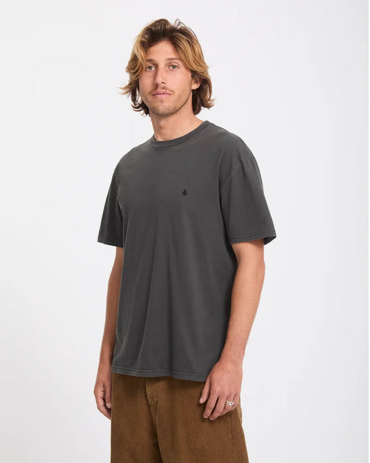 Volcom Men's Solid Stone T-Shirt Black A5232601-BLK