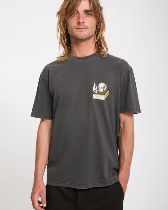 Volcom Men's Boiler T-Shirt Black A5232602-BLK