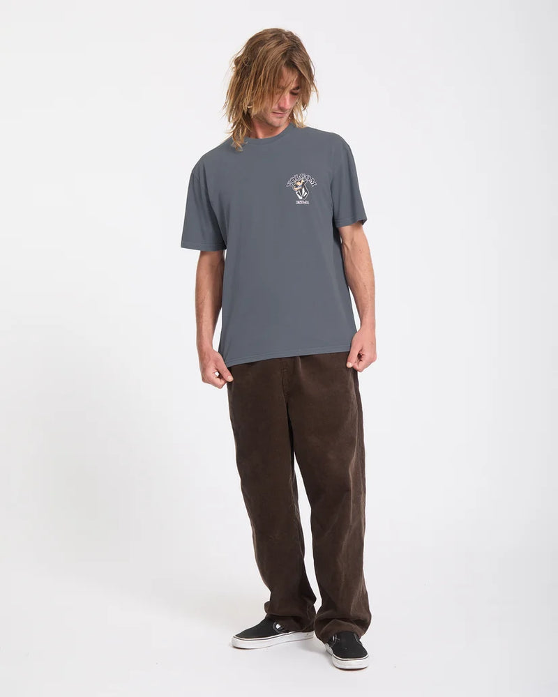 Load image into Gallery viewer, Volcom Men's Bad Luck T-Shirt Storm Blue A5232603-SRB
