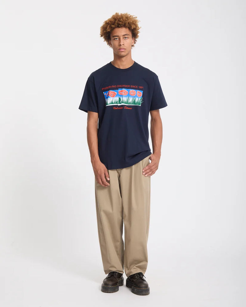 Load image into Gallery viewer, Volcom Men's Carrau 1 T-Shirt Marine A5232609-MRE

