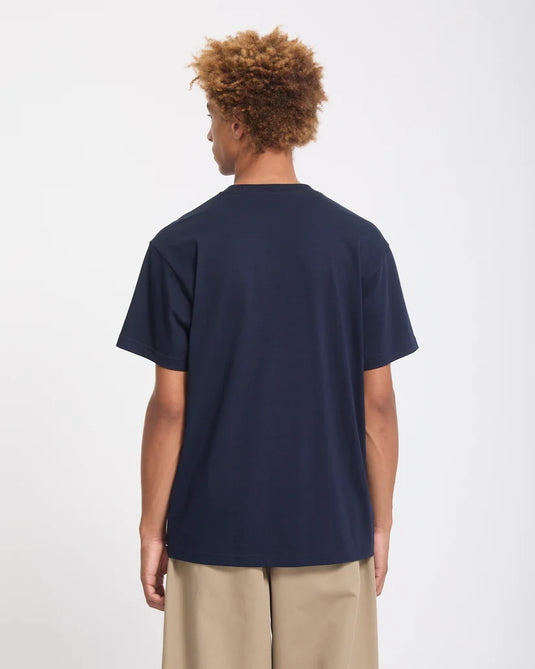 Volcom Men's Carrau 1 T-Shirt Marine A5232609-MRE
