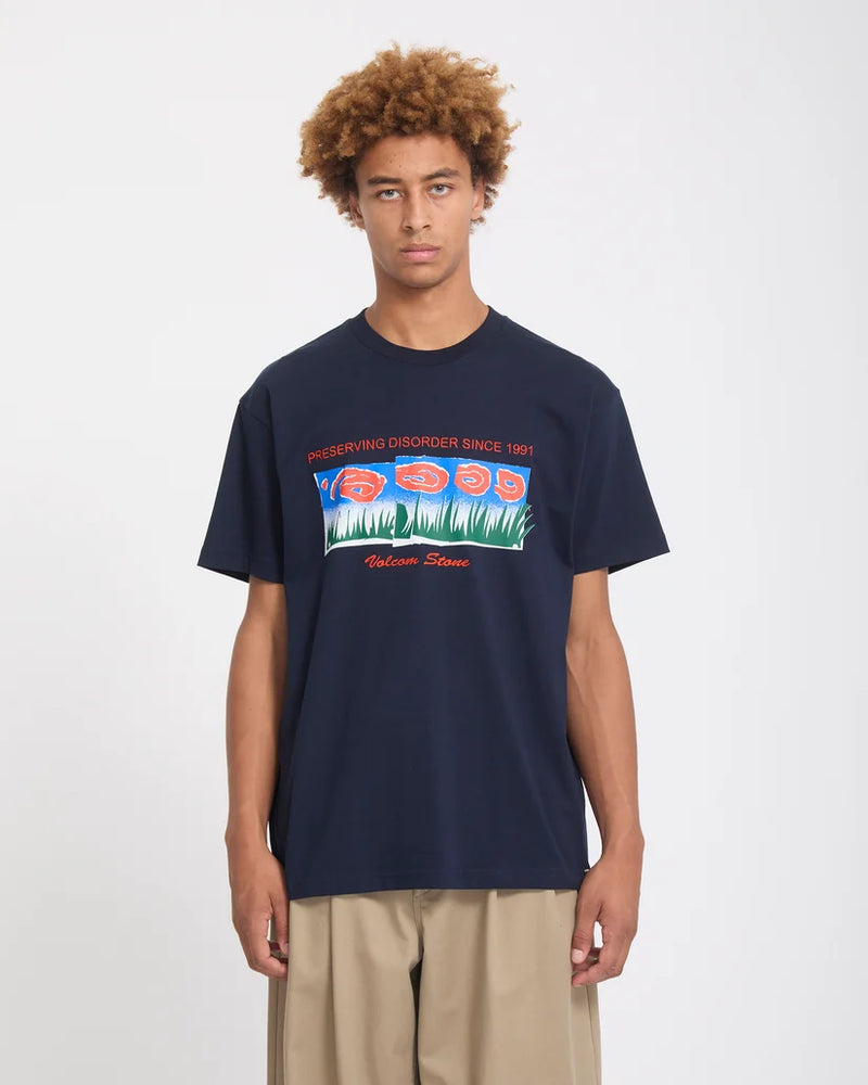 Load image into Gallery viewer, Volcom Men's Carrau 1 T-Shirt Marine A5232609-MRE
