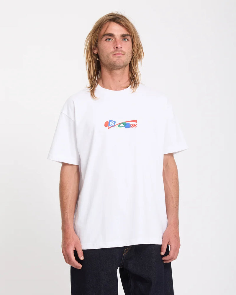 Load image into Gallery viewer, Volcom Men's Carrau 2 T-Shirt White A5232610-WHT
