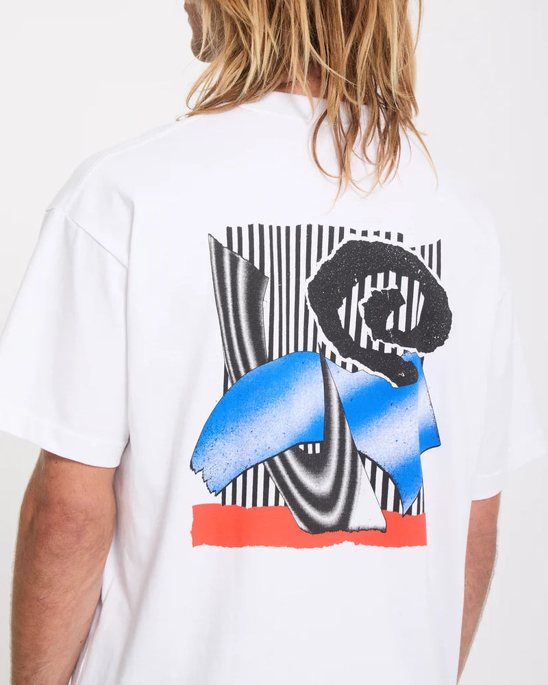 Load image into Gallery viewer, Volcom Men's Carrau 2 T-Shirt White A5232610-WHT
