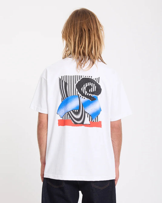 Volcom Men's Carrau 2 T-Shirt White A5232610-WHT