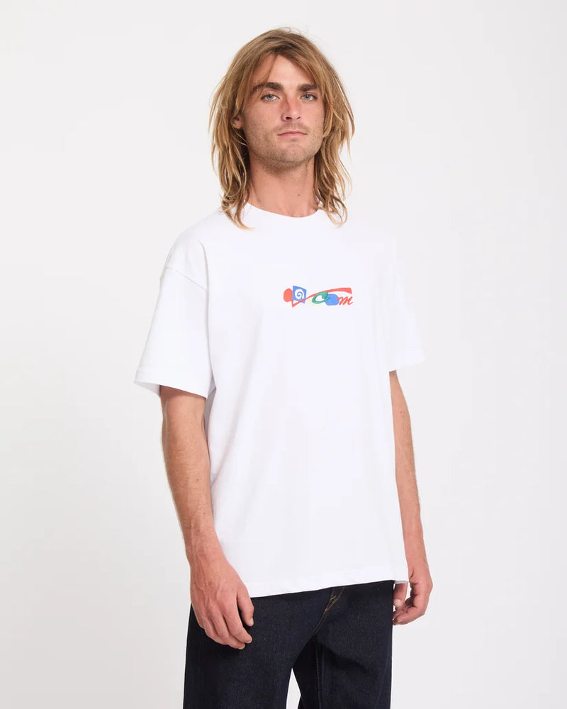 Load image into Gallery viewer, Volcom Men's Carrau 2 T-Shirt White A5232610-WHT
