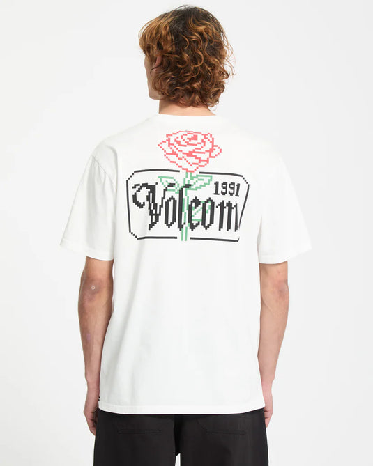Volcom Men's Pleasantry T-Shirt Off White A5242501-OFW