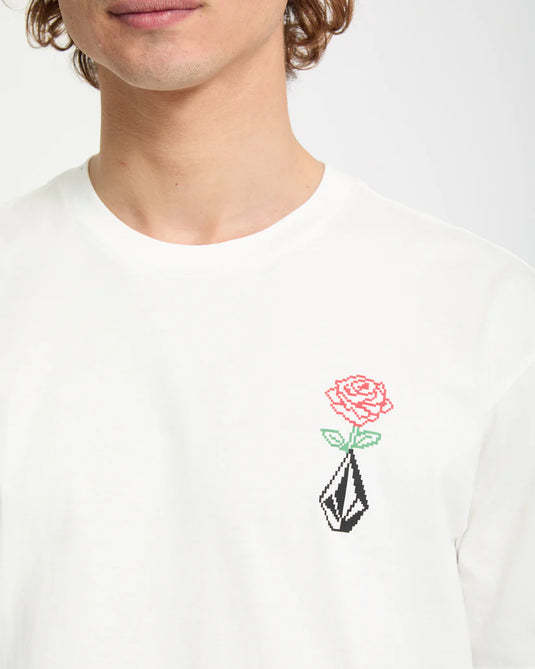 Volcom Men's Pleasantry T-Shirt Off White A5242501-OFW