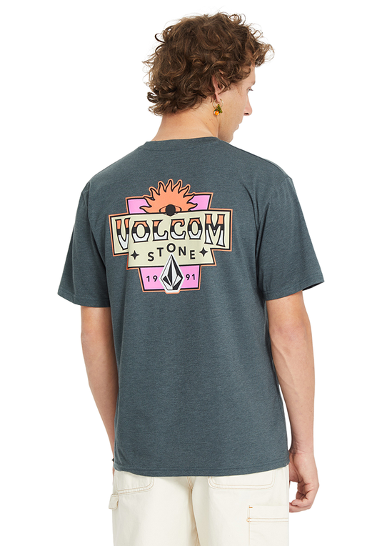 Volcom Men's Sure Thing T-Shirt Dark Slate A5712550_DST
