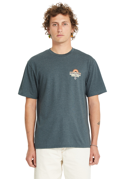 Volcom Men's Sure Thing T-Shirt Dark Slate A5712550_DST
