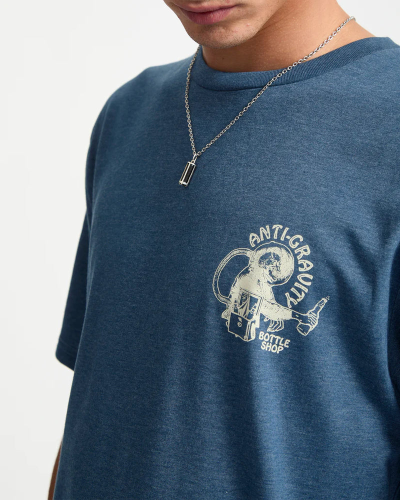 Load image into Gallery viewer, Volcom Men&#39;s Anti Gravity T-Shirt Cosmic Blue A5732551-COS
