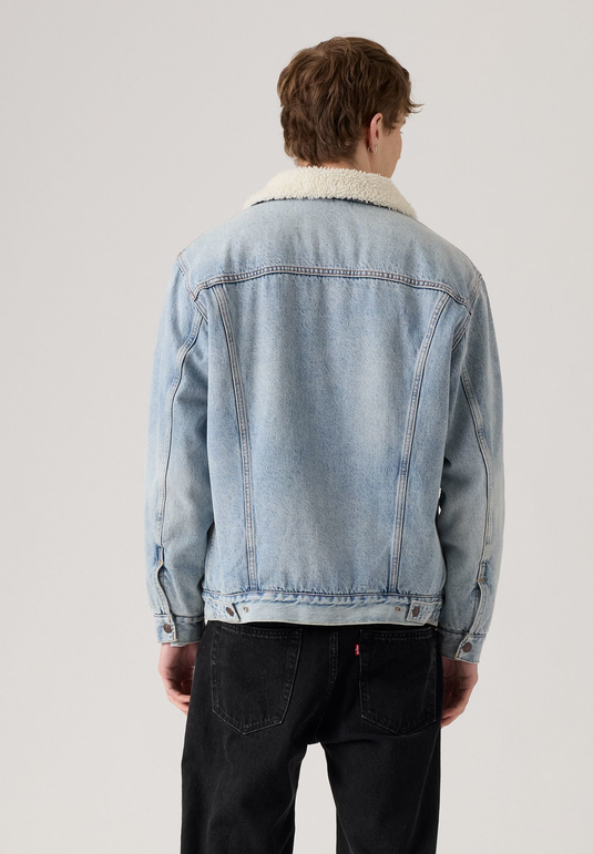 Levi's Men's Original Trucker Jacket Blue Sherpa A57840026