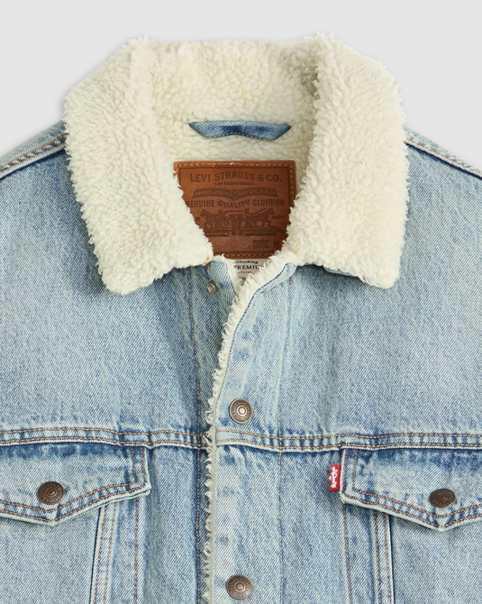 Levi's Men's Original Trucker Jacket Blue Sherpa A57840026