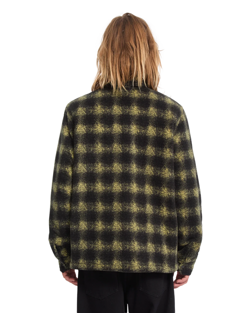 Load image into Gallery viewer, Volcom Men's Bowered II Fleece Shirt Mustard A5832601-MUS
