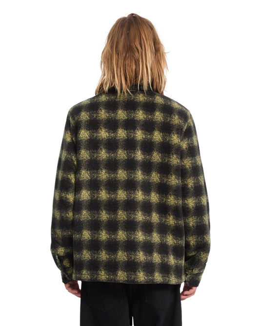 Volcom Men's Bowered II Fleece Shirt Mustard A5832601-MUS