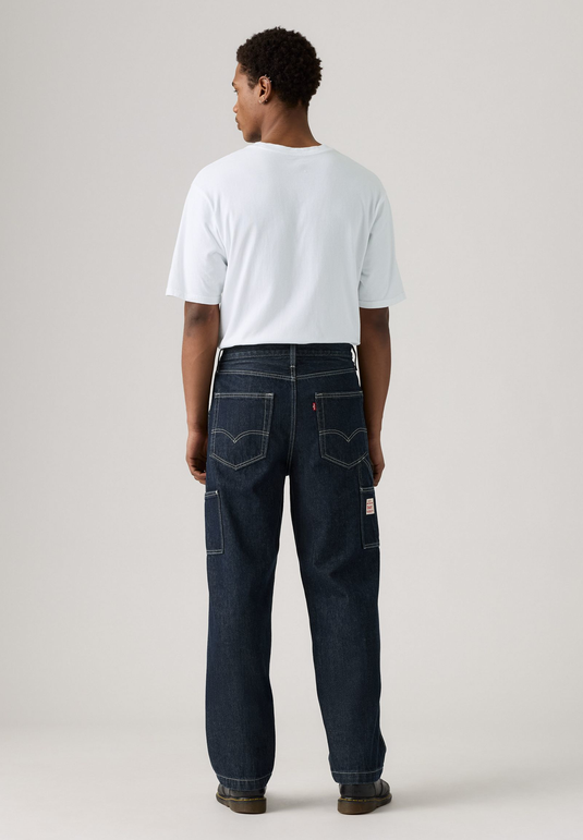 Levi's Mens' 568™ Loose Straight Double-Knee Carpenter Jeans Mornin Classical Dbl Knee A73670013