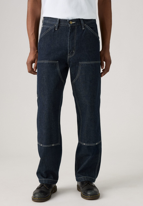 Levi's Mens' 568™ Loose Straight Double-Knee Carpenter Jeans Mornin Classical Dbl Knee A73670013