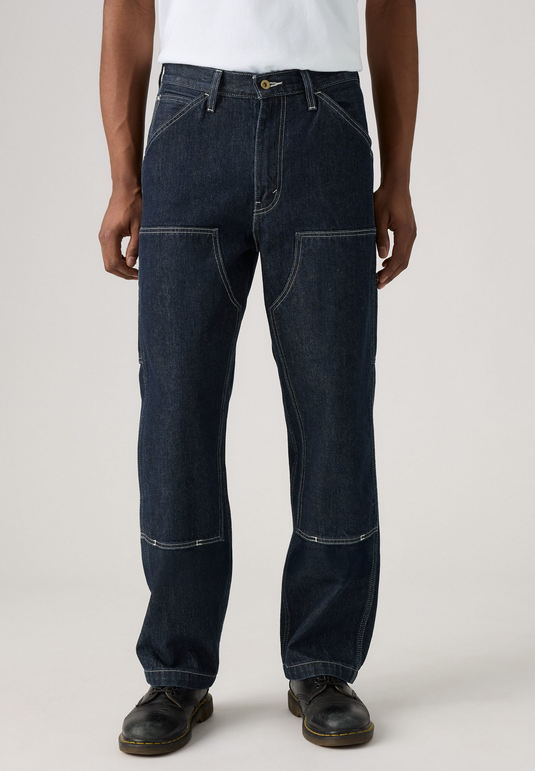 Levi's Mens' 568™ Loose Straight Double-Knee Carpenter Jeans Mornin Classical Dbl Knee A73670013