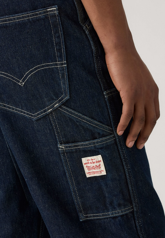 Levi's Mens' 568™ Loose Straight Double-Knee Carpenter Jeans Mornin Classical Dbl Knee A73670013
