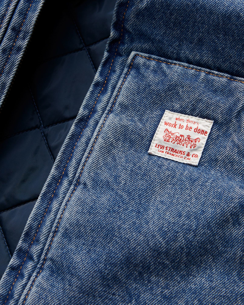 Load image into Gallery viewer, Levi&#39;s Mens&#39; Sansome Vest Blue A85800000

