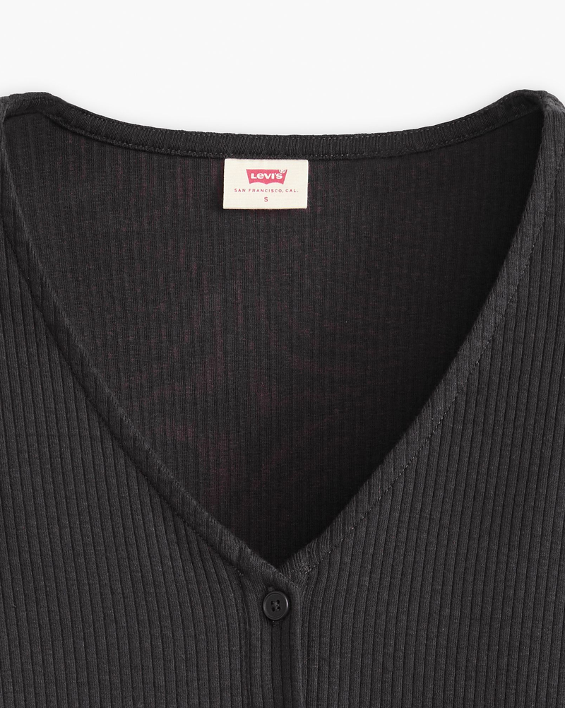 Load image into Gallery viewer, Levi&#39;s Womens&#39; Muse Long-Sleeve T-Shirt Caviar A87830001
