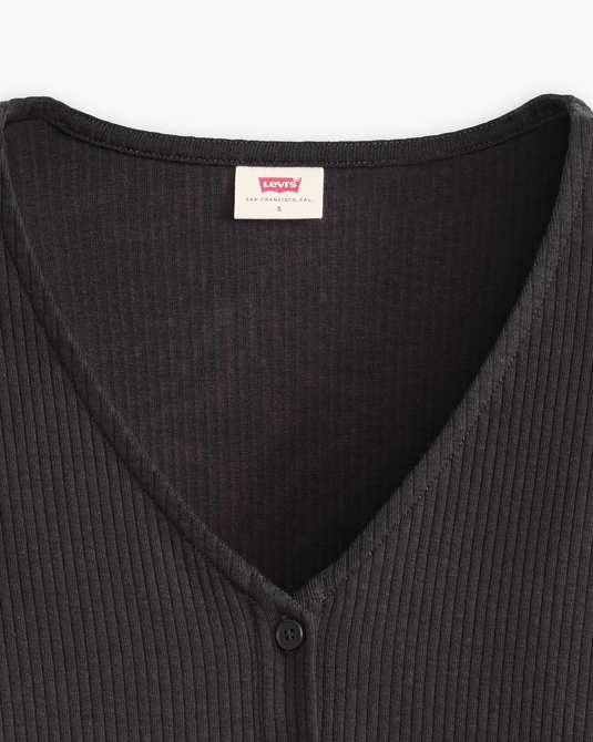Levi's Womens' Muse Long-Sleeve T-Shirt Caviar A87830001