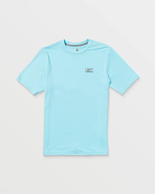 Volcom Men's Modstone Loose Rashguard Resin Blue A9112500_RES