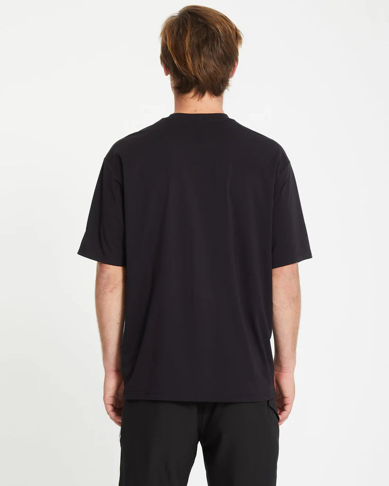 Load image into Gallery viewer, Volcom Men&#39;s Pistol Surf Rashguard Black A9112503_BLK
