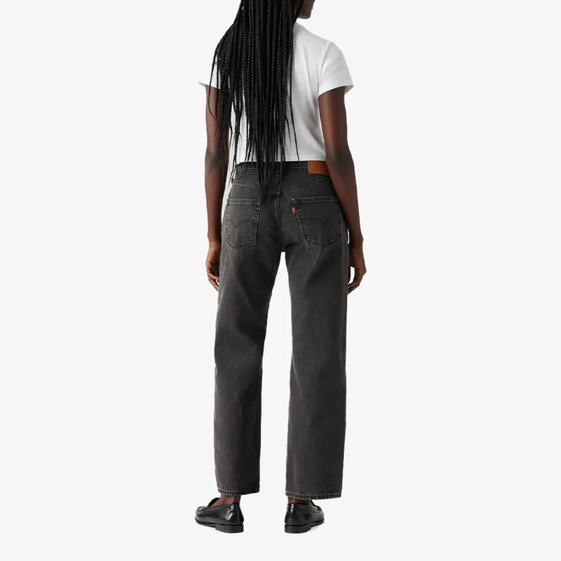 Load image into Gallery viewer, Levi's Women's 501® 90s Ankle Pants Smooth Operator Black A91500000
