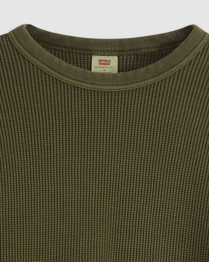 Load image into Gallery viewer, Levi&#39;s Men&#39;s Long Sleeve Relaxed Thermal T-Shirt Green A92490019
