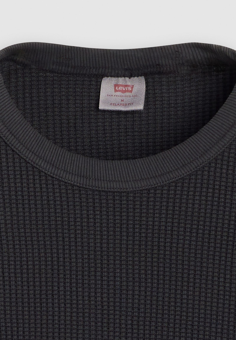 Load image into Gallery viewer, Levi&#39;s Men&#39;s Long Sleeve Relaxed Thermal T-Shirt Black A92490025
