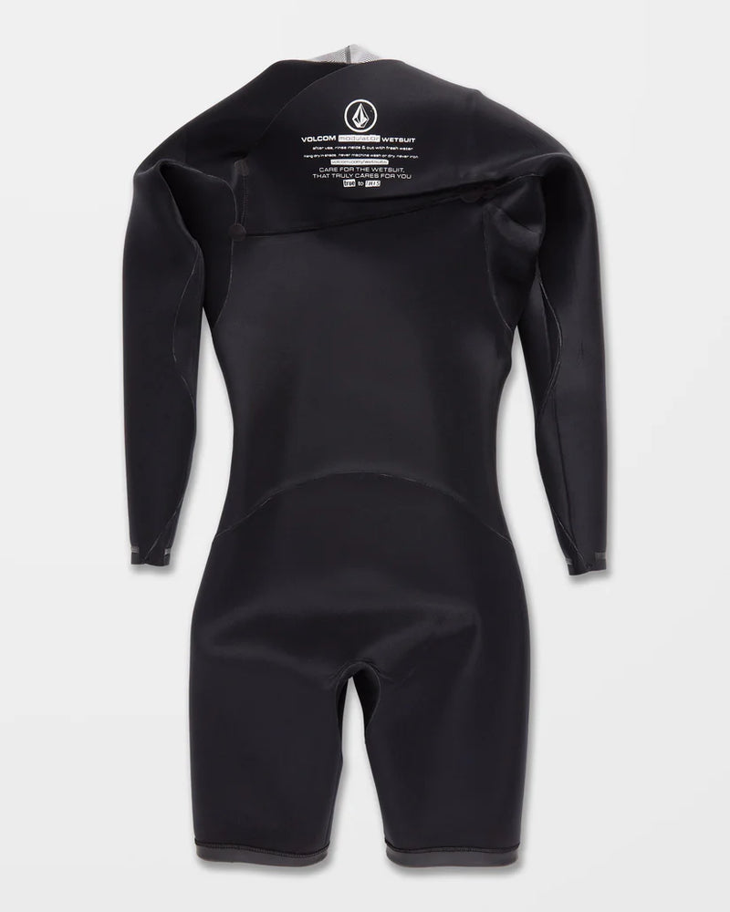 Load image into Gallery viewer, Volcom Men&#39; 2/2MM Long Sleeve Spring Wetsuit Black A9532200_BLK
