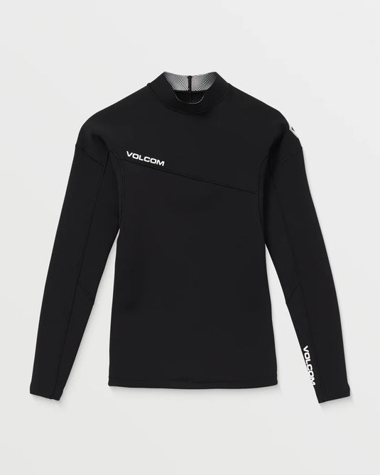 Volcom Men' 1.5MM Pull Over Neoprene Jacket Black A9612400_BLK