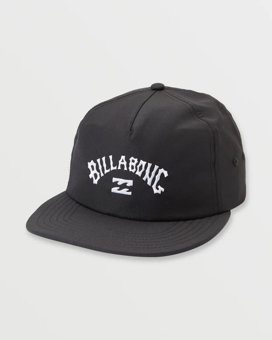 Billabong Men's Arch Team Snapback Hat Black ABYHA00461-BLK