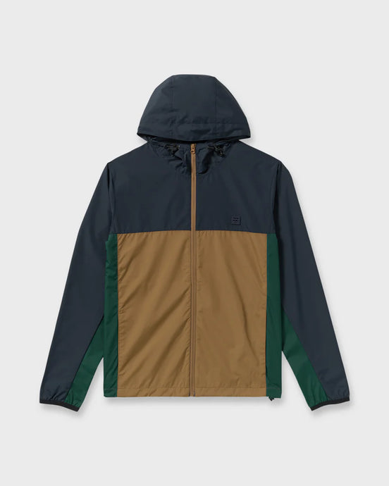 Billabong Men's Transport Windbreaker Jacket Navy ABYJK00216-NVY