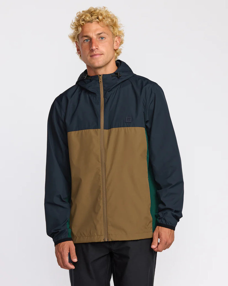 Load image into Gallery viewer, Billabong Men&#39;s Transport Windbreaker Jacket Navy ABYJK00216-NVY
